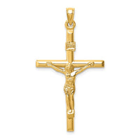 Load image into Gallery viewer, 14k Hollow Crucifix Pendant

