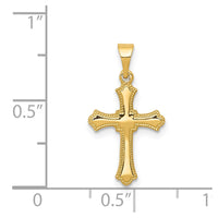 Load image into Gallery viewer, 14k Budded Cross Charm
