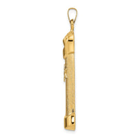 Load image into Gallery viewer, 14k Two-tone Hollow Scroll Pendant
