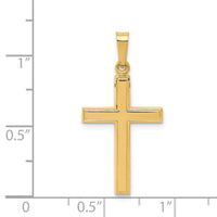Load image into Gallery viewer, 14k Hollow Cross Pendant
