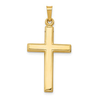 Load image into Gallery viewer, 14k Hollow Cross Pendant
