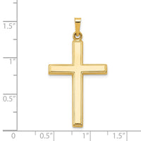 Load image into Gallery viewer, 14k Hollow Cross Pendant
