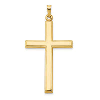 Load image into Gallery viewer, 14k Hollow Cross Pendant
