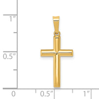 Load image into Gallery viewer, 14k Hollow Cross Pendant
