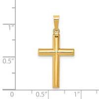Load image into Gallery viewer, 14k Hollow Cross Pendant
