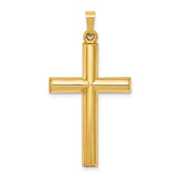 Load image into Gallery viewer, 14k Hollow Cross Pendant
