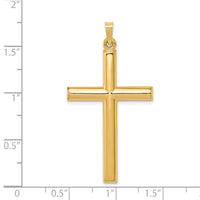 Load image into Gallery viewer, 14k Hollow Cross Pendant
