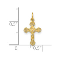 Load image into Gallery viewer, 14k INRI Hollow Crucifix Pendant
