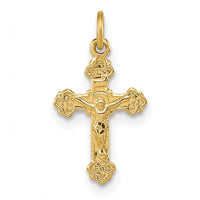 Load image into Gallery viewer, 14k INRI Hollow Crucifix Pendant
