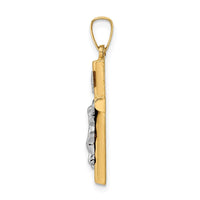 Load image into Gallery viewer, 14k Two-tone INRI Crucifix Pendant
