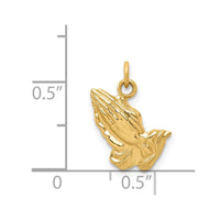 Load image into Gallery viewer, 14k Praying Hands Charm
