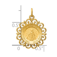 Load image into Gallery viewer, 14k Miraculous Medal Charm
