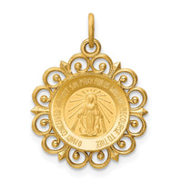 Load image into Gallery viewer, 14k Miraculous Medal Charm

