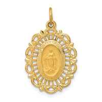 Load image into Gallery viewer, 14k Miraculous Medal Charm
