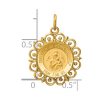 Load image into Gallery viewer, 14k Our Lady of Perpetual Help Medal Charm
