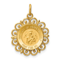 Load image into Gallery viewer, 14k Our Lady of Perpetual Help Medal Charm
