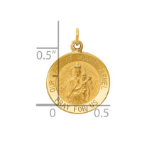 Load image into Gallery viewer, 14k Our Lady of Mount Carmel Medal Charm
