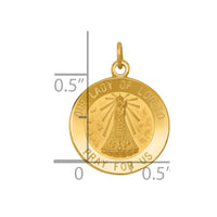 Load image into Gallery viewer, 14k Our Lady of Loreto Medal Charm
