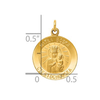 Load image into Gallery viewer, 14k Matka Boska Medal Charm
