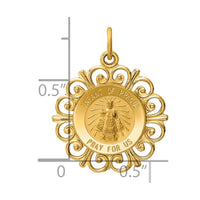 Load image into Gallery viewer, 14k Infant of Prague Medal Charm
