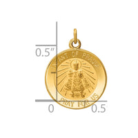 Load image into Gallery viewer, 14k Infant of Prague Medal Charm
