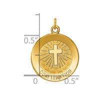 Load image into Gallery viewer, 14k Confirmation Medal Charm
