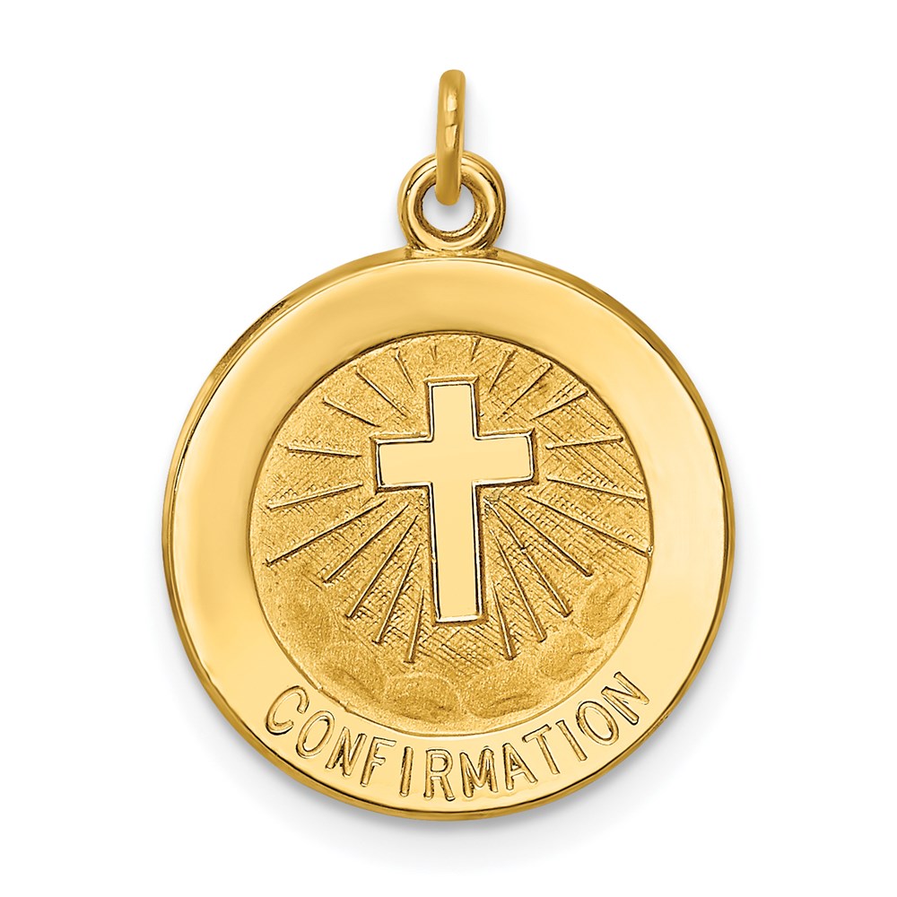 14k Confirmation Medal Charm
