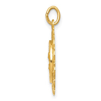 Load image into Gallery viewer, 14k Sacred Heart of Jesus Medal Charm
