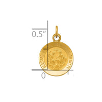 Load image into Gallery viewer, 14k Holy Trinity Medal Charm
