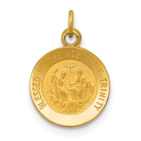 Load image into Gallery viewer, 14k Holy Trinity Medal Charm
