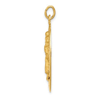 Load image into Gallery viewer, 14k Saint Christopher Medal Pendant
