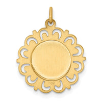 Load image into Gallery viewer, 14k Saint Francis of Assisi Medal Pendant
