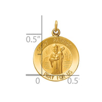 Load image into Gallery viewer, 14k Saint Patrick Medal Charm
