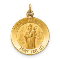Load image into Gallery viewer, 14k Saint Patrick Medal Charm
