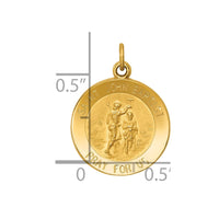 Load image into Gallery viewer, 14k Saint John Baptist Medal Charm
