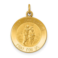 Load image into Gallery viewer, 14k Saint John Baptist Medal Charm
