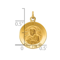 Load image into Gallery viewer, 14k Saint Paul Medal Charm
