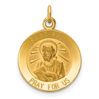 Load image into Gallery viewer, 14k Saint Paul Medal Charm
