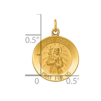 Load image into Gallery viewer, 14k Saint Roch Medal Charm
