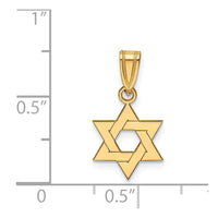 Load image into Gallery viewer, 14k Star of David Pendant
