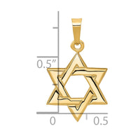 Load image into Gallery viewer, 14k Star of David Pendant
