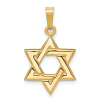 Load image into Gallery viewer, 14k Star of David Pendant

