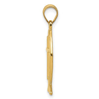 Load image into Gallery viewer, 14k Ichthus Fish Pendant
