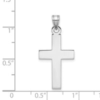 Load image into Gallery viewer, 14k White Gold Cross Pendant
