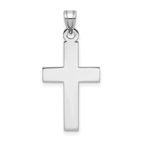 Load image into Gallery viewer, 14k White Gold Cross Pendant
