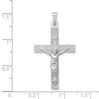 Load image into Gallery viewer, 14k White Gold INRI Crucifix Charm
