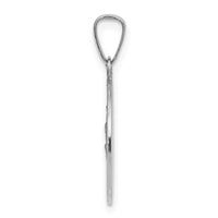 Load image into Gallery viewer, 14k White Gold Saint Christopher Medal Charm
