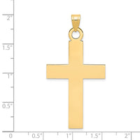 Load image into Gallery viewer, 14K Polished Cross Charm
