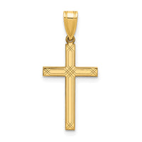Load image into Gallery viewer, 14k Cross Charm
