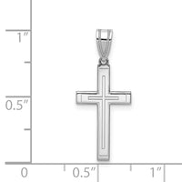 Load image into Gallery viewer, 14k White Gold Cross Pendant
